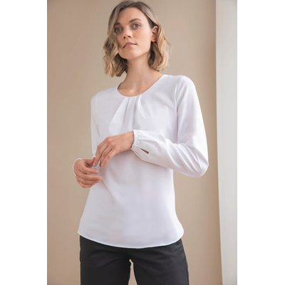 Blusa manga larga poliéster