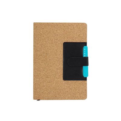 Bloc Notas Corcho con Bolsillo PU