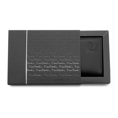 Bloc Porta Tarjetas Piel Natural con Bolígrafo PC