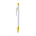 Bolígrafo promocional acabado bicolor Amarillo Tinta Azul