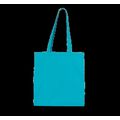 Bolsa shopper algodón asas largas Turquoise