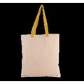 Bolsa de compras en canvas Natural / Yellow