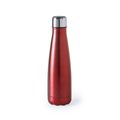 Botella de agua personalizada de acero inox. 630ml acabado mate Roj