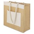 Bolsa de yute con asas tipo cuerda