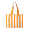 Bolsa a rayas de algodón reciclado
