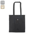 Bolsa Plegable de Algodón con Botón