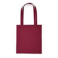 Bolsa de algodón de color 140 g/m² Granate 37X41Cm