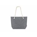 Bolsa fieltro RPET asas algodón 6kg Gri