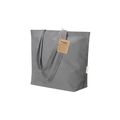 Bolsa algodón reciclado fuelle asas largas