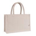 Bolsa mini de algodón reciclado 220 gr/m2 Natural