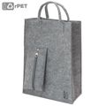 Bolsa Fieltro con Bolsillo de Cremallera Gr