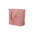 Bolsa algodón reciclado fuelle asas largas