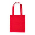 Bolsa de algodón de color 140 g/m² Rojo 37X41Cm