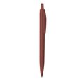 Bolígrafo ecológico de caña de trigo monocolor moteado y resistente ABS Roj