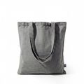 Bolsa de algodón Fairtrade reciclado Negro