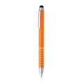 Bolígrafo giratorio con puntero táctil Naranja Tinta Azul