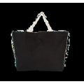 Bolsa shopper clásica extragrande Black / Natural