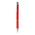 Bolígrafo giratorio con puntero táctil Rojo Tinta Azul