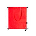 Bolsa Mochila de Cuerdas RPET con Asas Roj