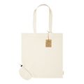Bolsa ecológica plegable de algodón muy resistente Natu