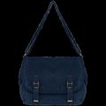 Bolso con solapa algodón Washed Navy Blue