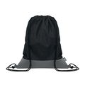 Bolsa de cuerdas de poliéster Negro