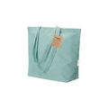 Bolsa algodón reciclado fuelle asas largas
