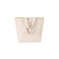 Bolsa de algodón con flecos y cremallera