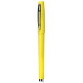 Bolígrafo roller con clip metálico Amarillo Tinta Azul