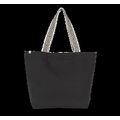 Bolsa de compras con las asas estampadas Black Night / Ethnic Black