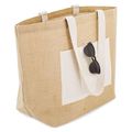Bolsa de Algodón y Yute con Bolsillo