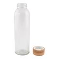 Botella Cristal y Tapón Bambú 500ml