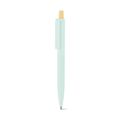 Bolígrafo con botón de bambú