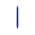 Bolígrafo pulsador de ABS mate Azul