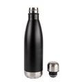 Botella de acero inox reciclado de 500 ml Negro