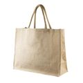 Bolsa de yute con asas cortas