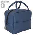 Bolsa nevera PU con bolsillo frontal