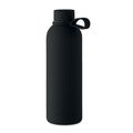 Botella de doble pared 500 ml acero reciclado Negro