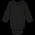 Body de algodón para bebé Black 9M
