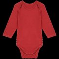 Body de algodón para bebé Terracotta Red 12M