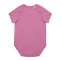 Body de bebé algodón orgánico Bright Pink 0/3M