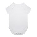 Body de bebé algodón orgánico White 12/18M