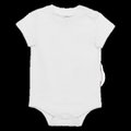 Body de bebé de algodón White 24M