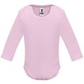 Body bebé manga larga Rosa Claro 18 Meses
