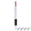 Bolígrafo 4 colores en ABS Blanco NE