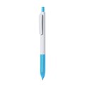 Bolígrafo ABS Pulsador Tinta Azul Azul Claro