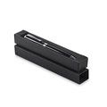 Bolígrafo de acero inoxidable en caja Negro