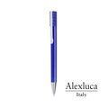 Bolígrafo Alexluca con Clip Azul