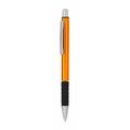 Bolígrafo de aluminio de colores con empuñadura negra antideslizante Naranja