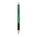 Bolígrafo de aluminio de colores con empuñadura negra antideslizante Verde